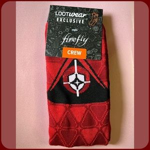 Brand new Loot Crate box Firefly socks